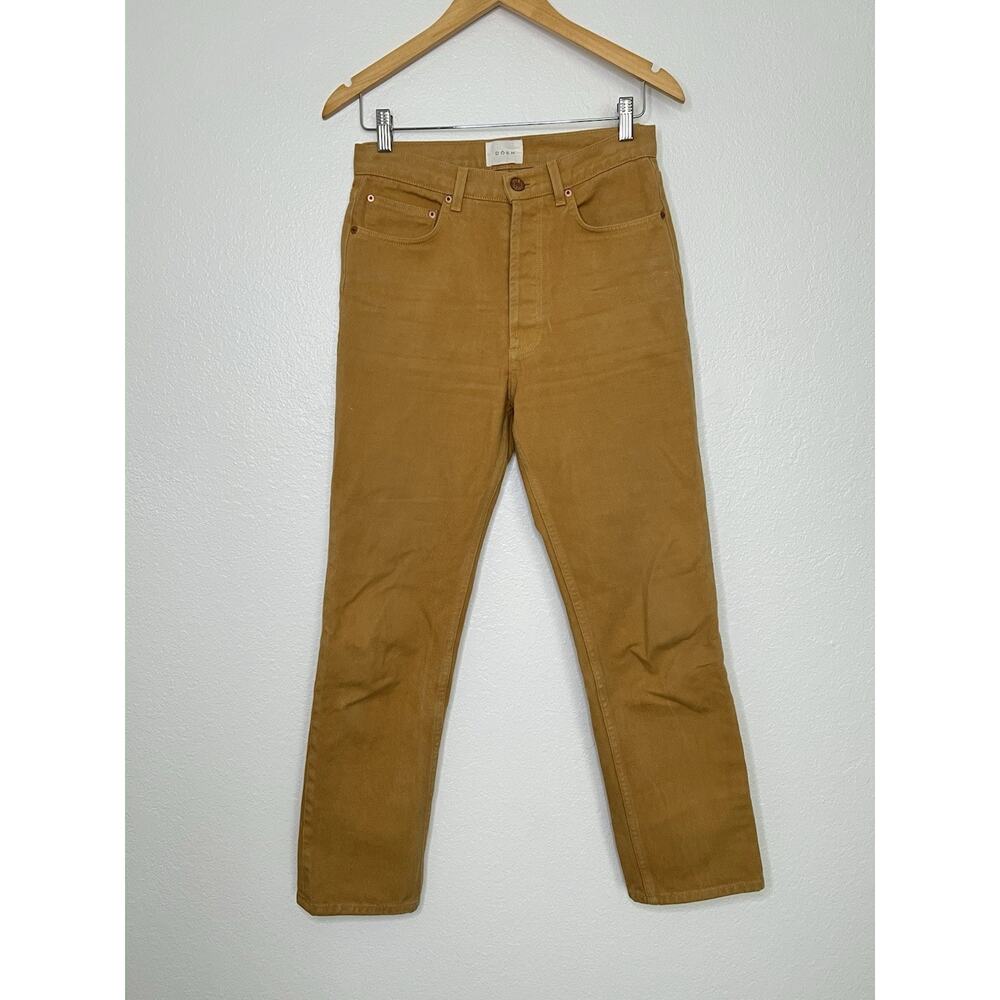 Doen Mustard Wide-Leg Jeans